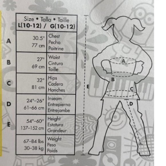 Disney Snow White Halloween Costume 10/12 Princess Dress & Headband 2 Pc Girls - Picture 8 of 8